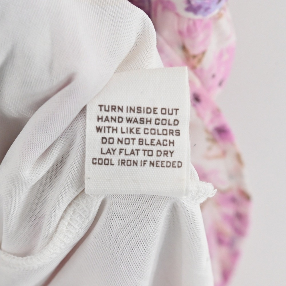 Altar'd State Floral Tiered Midi Dress Womens Size M Purple Pink Cottagecore - Picture 9 of 10